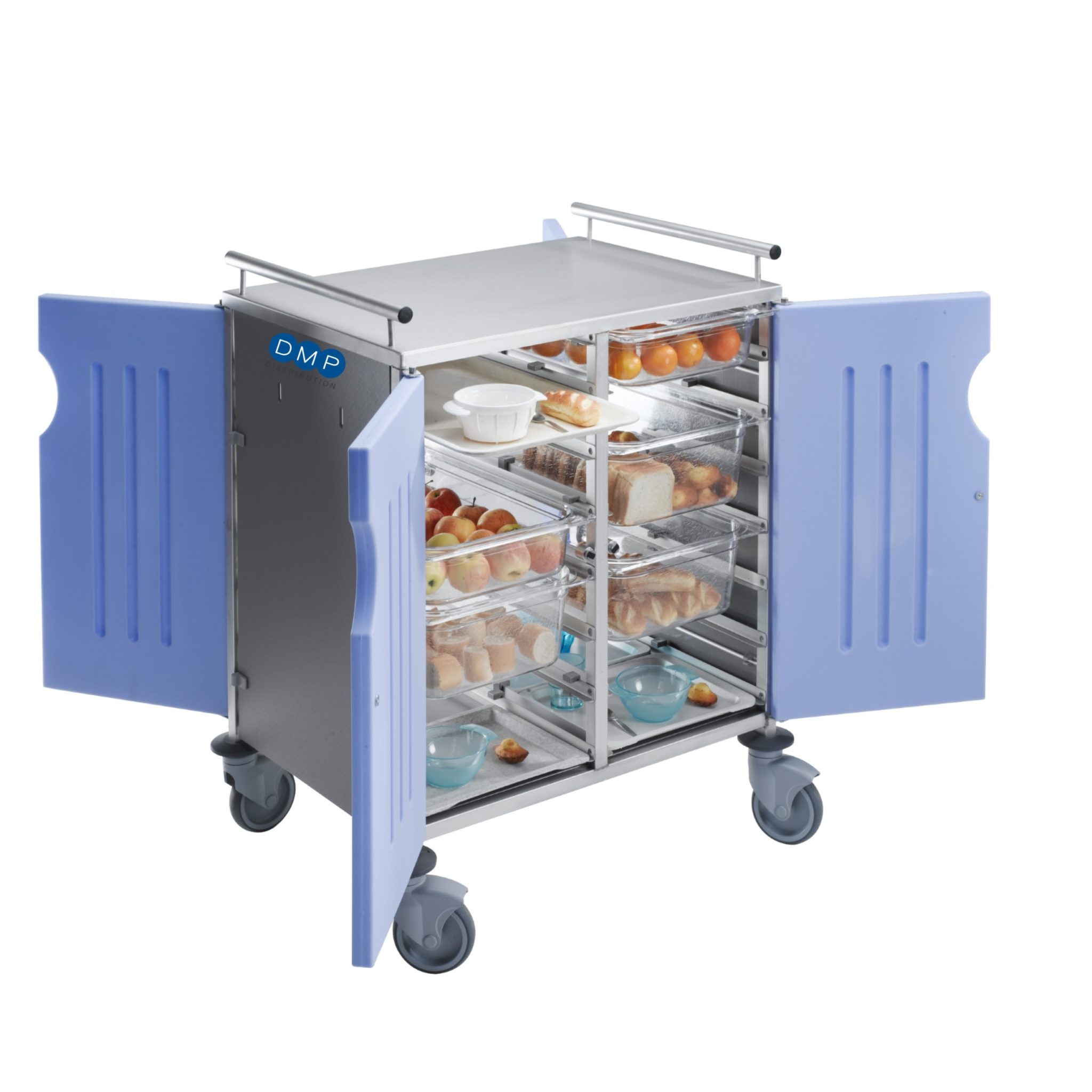 Chariot De Distribution Des Repas En Ehpad