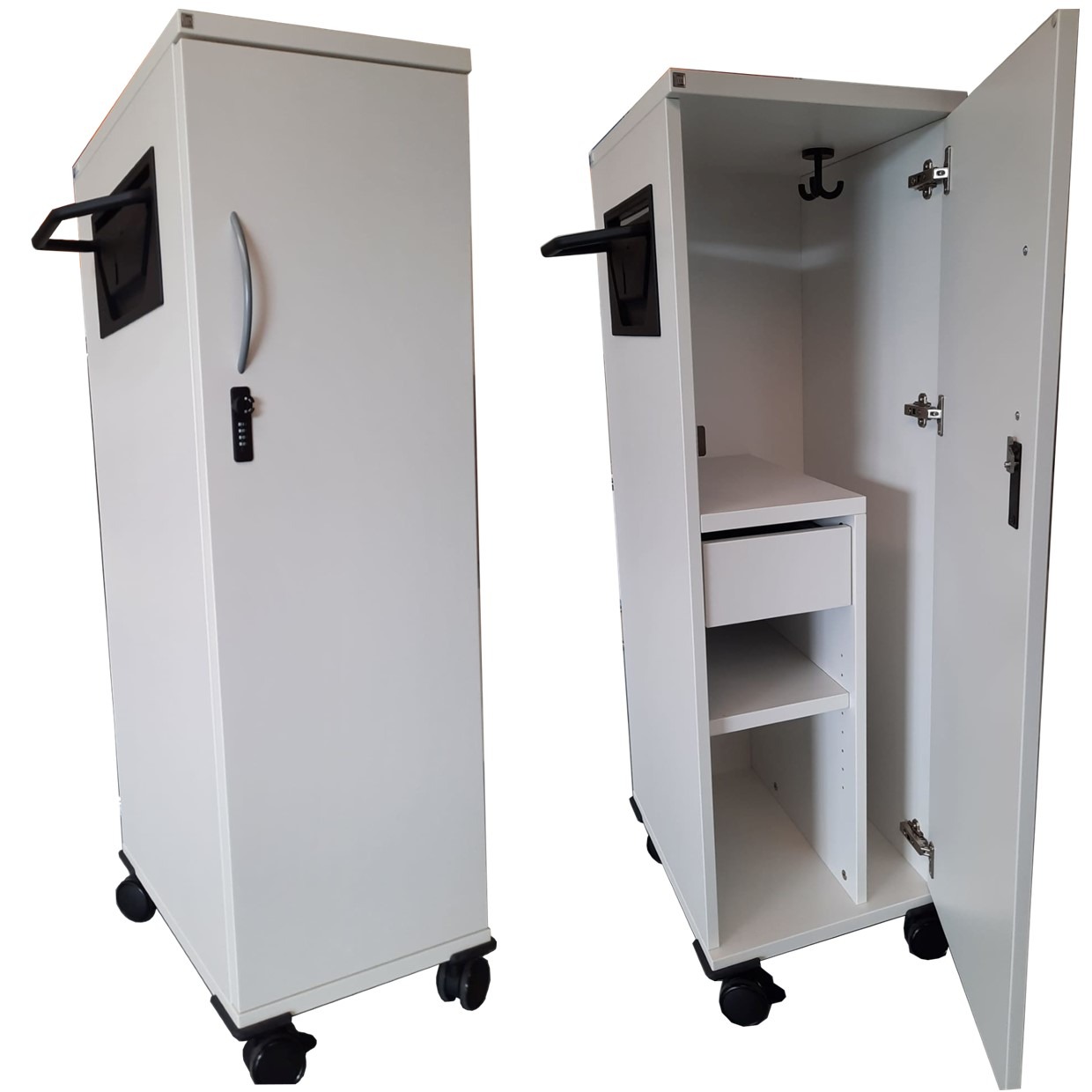DMP Distribution Armoire de rangement sur roulettes